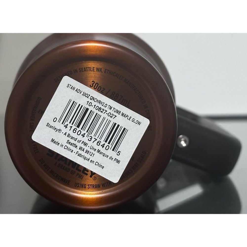 Stanley Quencher H2.0 FlowState 30oz Tumbler,‎ MAPLE GLOW - Picture 4 of 4